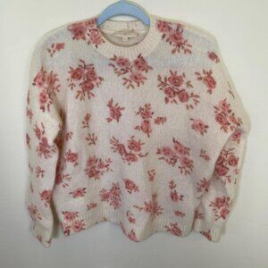 Sézane Eloisa Sweater in Floral Cream